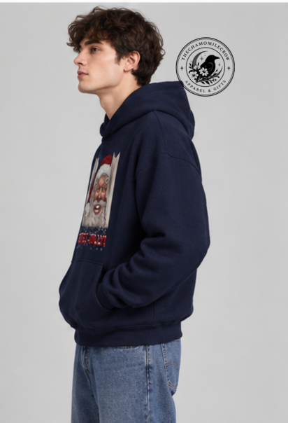 Thiết kế chưa có tên (10) Jolly Horror Santa Hoodie, Funny Xmas Gift for Horror Movie Lovers — image 3