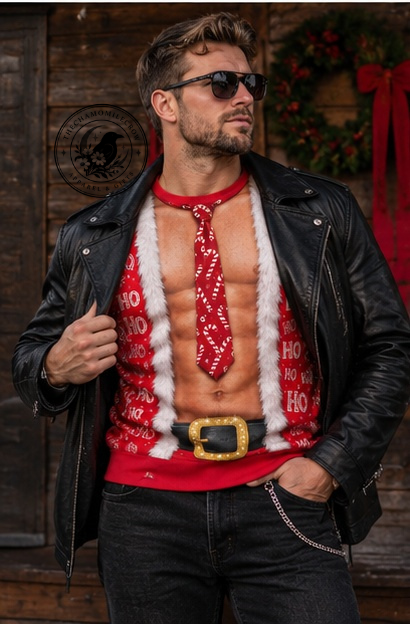 Thiết kế chưa có tên (5) Funny Ugly Christmas Sweatshirt, Santa Abs 3D Print, Husband Gag Gift — image 4