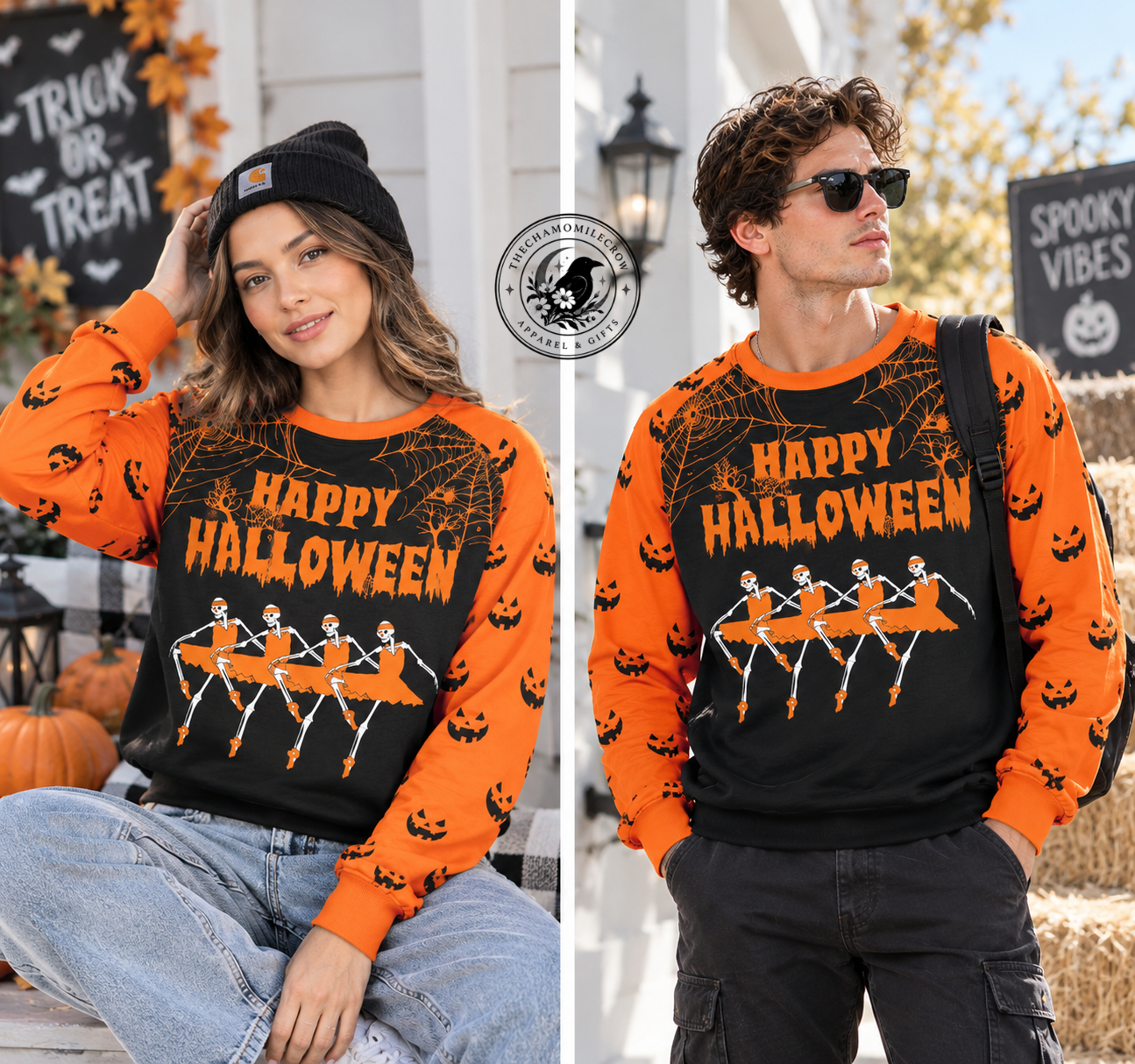 Thiết kế chưa có tên (12) Skeleton Bones 3D Halloween Sweatshirt, Gothic Horror Outfit for Men Women — image 4